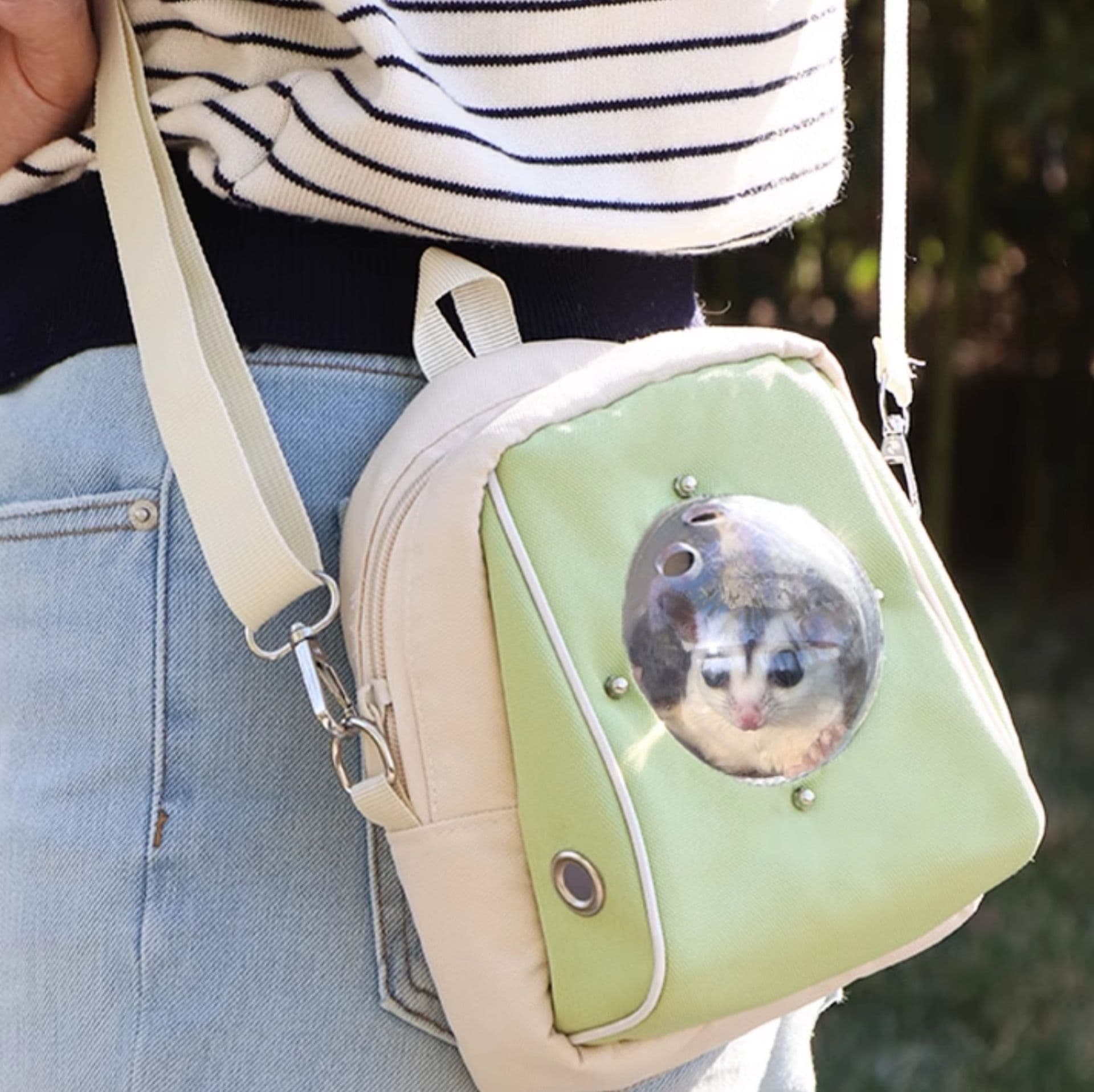 ハムスターケージ ハムスター用宇宙船風キャリーバッグ