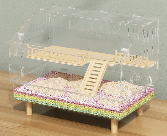 ハムスターケージ 高級二階建てハムスターマンション