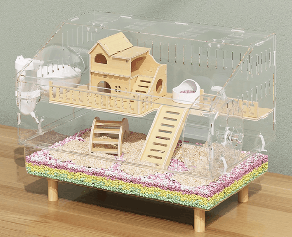 ハムスターケージ 高級二階建てハムスターマンション