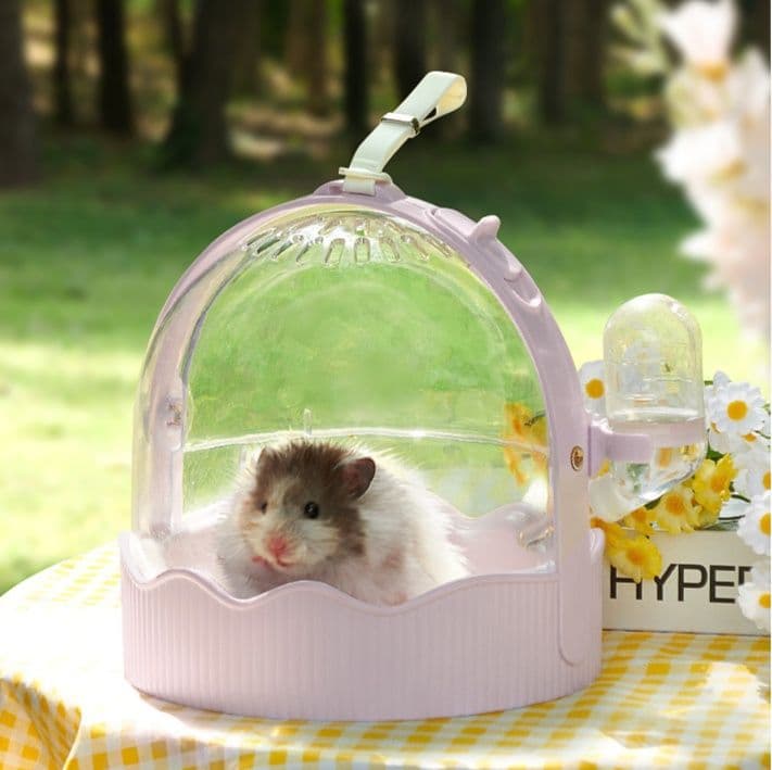 ハムスターケージ 透明ドーム型ハムスター移動用ケージ